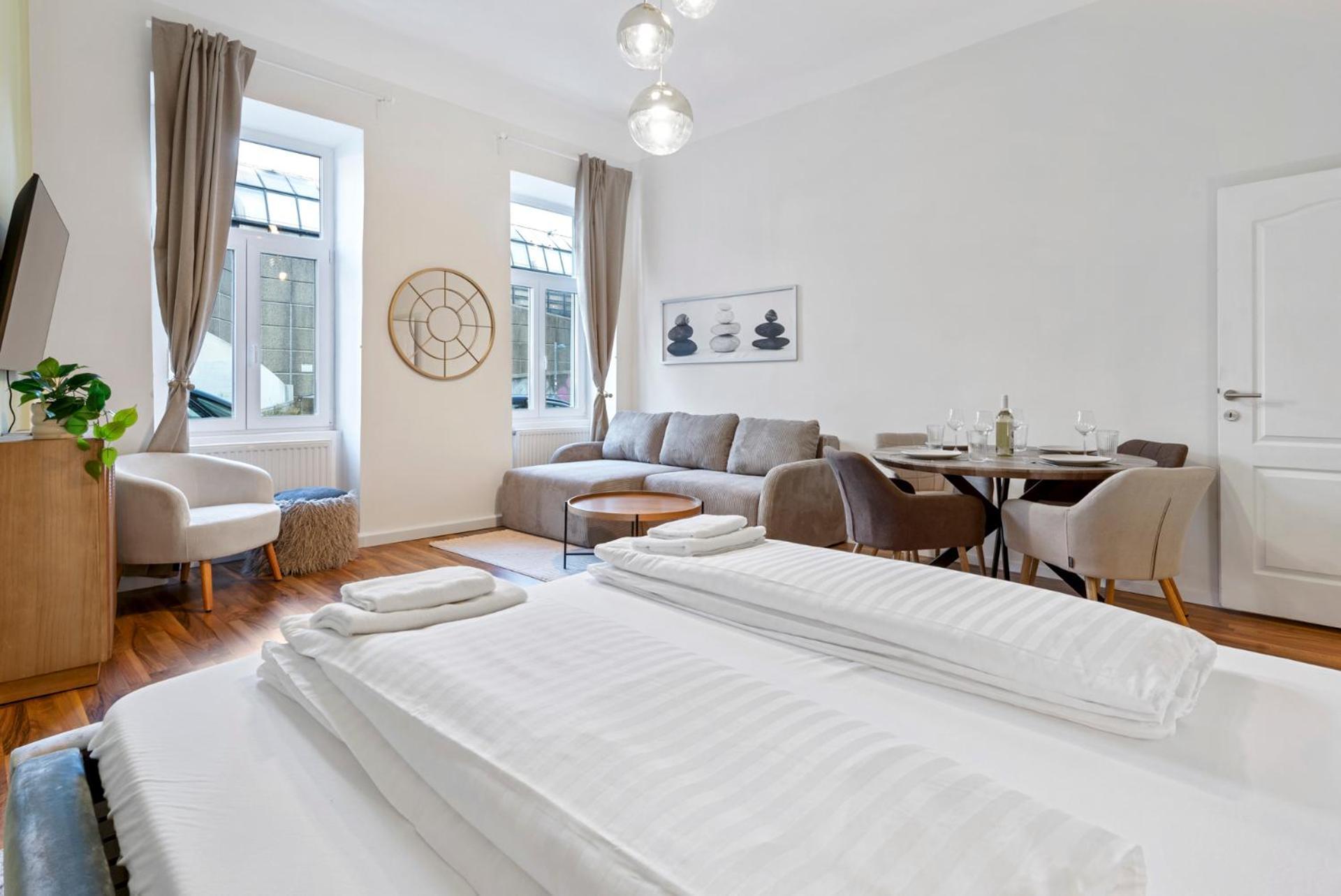 Cozy City Apartment - 15 Min To City-Centre - Contactless 24H Check-In Bécs Kültér fotó